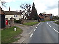TM0753 : B1078 Barking Road & Barking Hall George V Postbox by Geographer