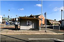 SJ8995 : Bull's Head bus terminus by Gerald England