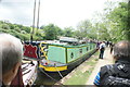 View of two narrowboats moored on the Grand Union Canal for the Rickmansworth Festival #4