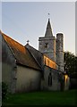 Fittleton church from the north-east, on a May evening