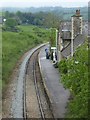 Umberleigh station from the road bridge