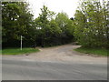 Footpath off the A134 Nayland Road