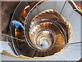 Descending The Lighthouse spiral staircase