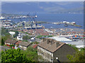 The Firth of Clyde from Port Glasgow