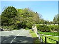 St Issells graveyard and road, Saundersfoot