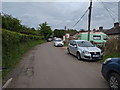 ST7155 : Cars and houses at Shoscombe by Rob Purvis
