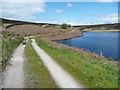 SD9634 : Driveway alongside Walshaw Dean Upper Reservoir by Humphrey Bolton