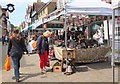 Stalls in Winchester High Street