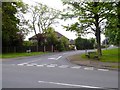 Alsager: Sandbach Road North junction with The Fairway