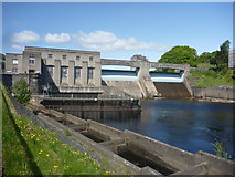NN9357 : Perthshire Architecture : Pitlochry Dam And Power Station by Richard West