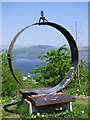 NS3273 : Cycle path sculpture by Thomas Nugent