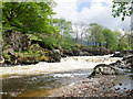 River Nevis with cascade