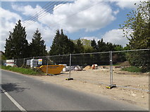 TM2867 : Building site off the A1120 The Street by Geographer