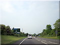 A46 Southbound Evesham Bypass Approaching Island For A44 Oxford