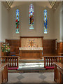 SU2103 : Burley Church Chancel, Altar and East Window by David Dixon