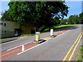 Pedestrian refuge in Ty Gwyn Road, Greenmeadow, Cwmbran