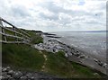 Footpath down to the beach at Caldy