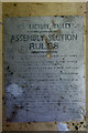 SJ2165 : Ministry of Supply Factory, Valley, Rhydymwyn: Danger Area - factory notice by Mike Searle