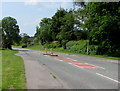 Pedestrian refuge in Henllys Way, Cwmbran