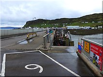 NG3863 : King Edward Pier, Uig, Skye by Gordon Brown
