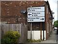 TM0954 : Roadsign on the B1113 Ipswich Road by Geographer