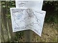 TM0756 : Map on the footpath sign by Geographer