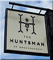 The Huntsman of Brockenhurst name sign