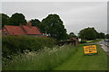 Road to the Laceby Solar Farm