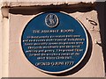 Former Assembly Rooms, Crown Street, Leeds: plaque