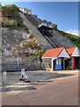 SZ0890 : Bournemouth West Cliff Lift by David Dixon
