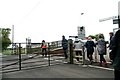 Green light: start of the Watercress Walk, at Healing