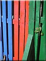 Painted fence, Little Learner