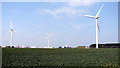 Wind turbines at Eye airfield