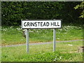 Grinstead Hill sign