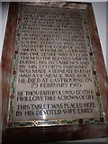 TQ4624 : Saint Bartholomew, Maresfield: memorial (8) by Basher Eyre