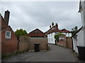 Looking from Church Street into Pudding Cake Lane