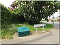 Hill House Lane sign & Grit Bin