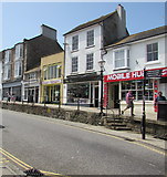 SW4730 : Elevated pavement above Market Jew Street, Penzance by Jaggery