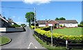 A local access road at its junction with the A3 (Armagh to Monaghan road)