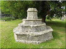 ST4363 : Remains of a cross, Congresbury by Philip Halling