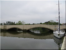 SY9287 : Wareham South Bridge crossing the River Frome by Peter Wood