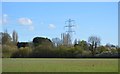 Pylon on the edge of Biddenham