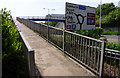 NT0987 : St Margarets Drive footbridge by Thomas Nugent