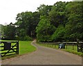 Entrance driveway, Ranscombe Farm