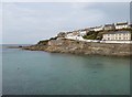 Waterfront houses at Breageside, Porthleven, Cornwall