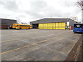 SU9780 : First Beeline Bus Depot, Slough (2) by David Hillas