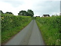 Stars Lane on the south side of Cold Hatton Heath