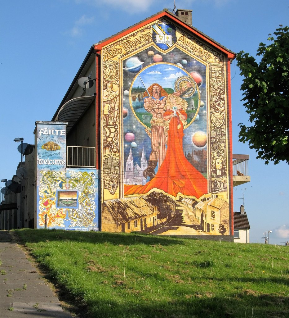 Mural in Upper Irish Street, Armagh © Eric Jones :: Geograph Ireland