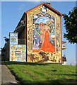 Mural in  Upper Irish Street, Armagh