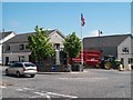 Memorials at the cross-roads in the centre of Markethill